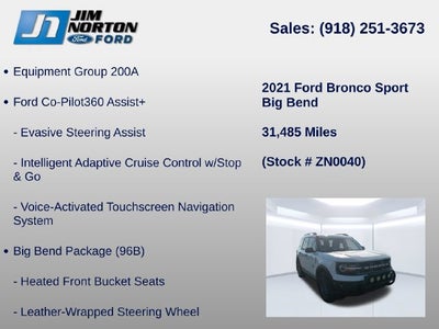 2021 Ford Bronco Sport Big Bend