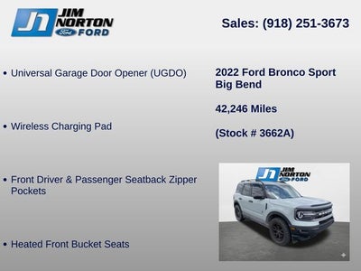 2022 Ford Bronco Sport Big Bend