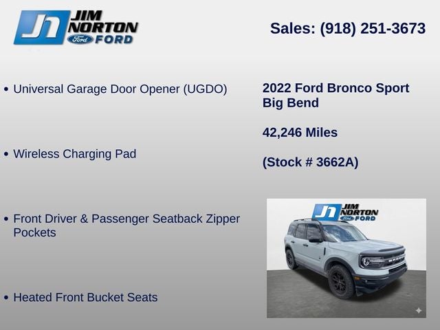 2022 Ford Bronco Sport Big Bend