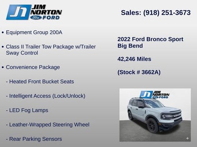 2022 Ford Bronco Sport Big Bend