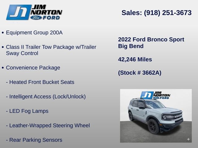 2022 Ford Bronco Sport Big Bend