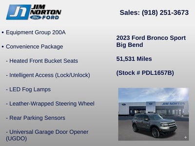 2023 Ford Bronco Sport Big Bend