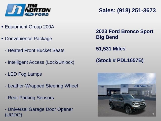 2023 Ford Bronco Sport Big Bend