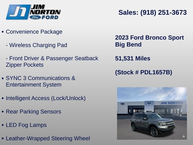 2023 Ford Bronco Sport Big Bend