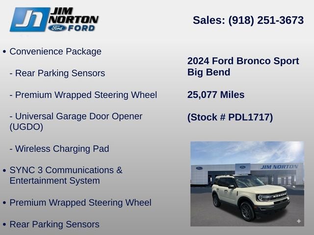 2024 Ford Bronco Sport Big Bend
