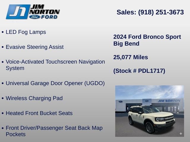 2024 Ford Bronco Sport Big Bend