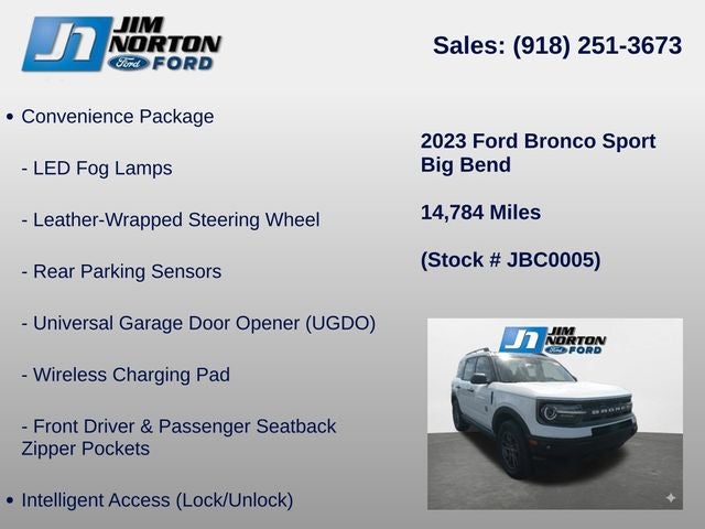 2023 Ford Bronco Sport Big Bend