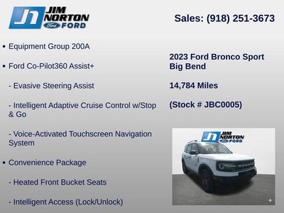 2023 Ford Bronco Sport Big Bend