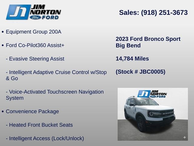 2023 Ford Bronco Sport Big Bend