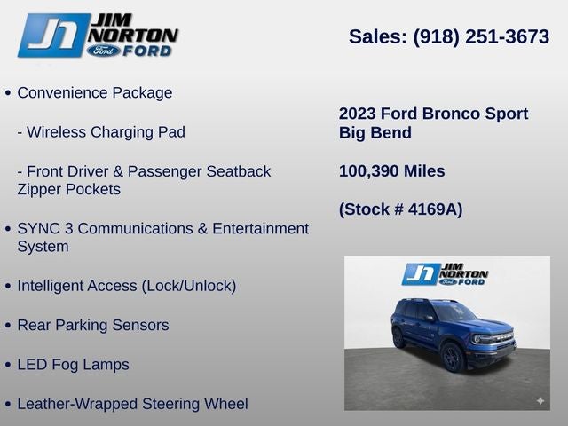 2023 Ford Bronco Sport Big Bend
