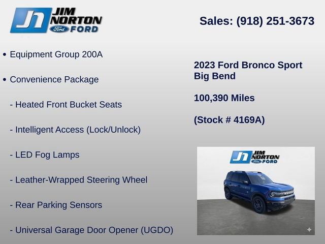 2023 Ford Bronco Sport Big Bend