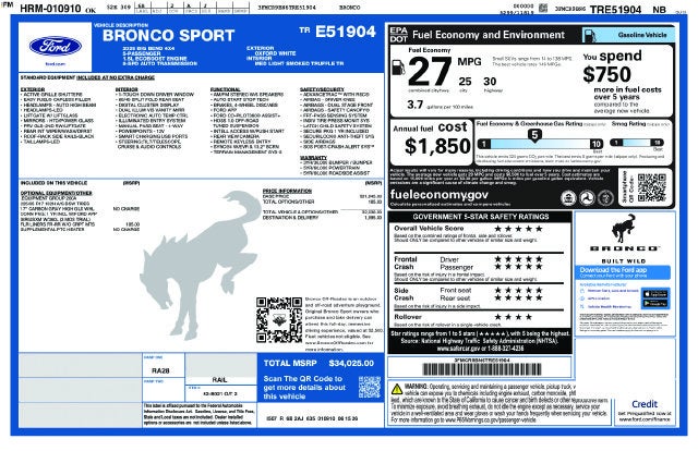 2026 Ford Bronco Sport Big Bend