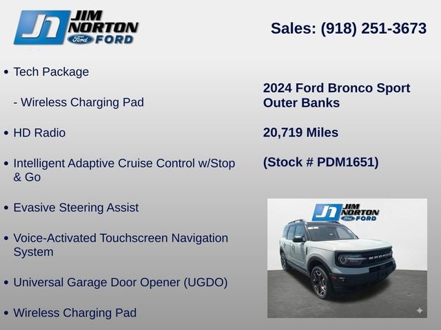 2024 Ford Bronco Sport Outer Banks