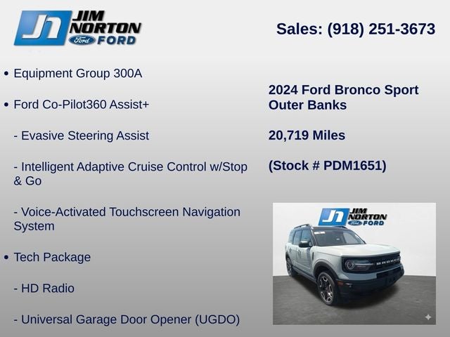 2024 Ford Bronco Sport Outer Banks