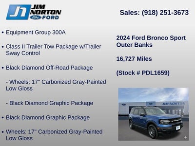 2024 Ford Bronco Sport Outer Banks