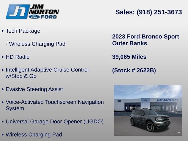 2023 Ford Bronco Sport Outer Banks