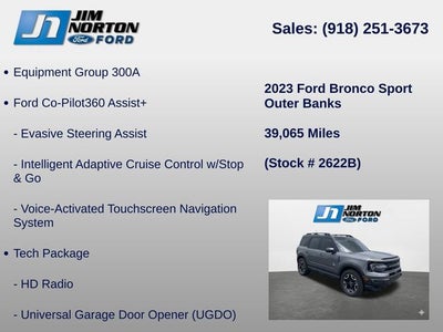 2023 Ford Bronco Sport Outer Banks