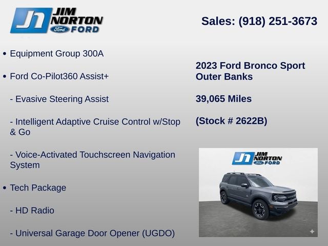 2023 Ford Bronco Sport Outer Banks