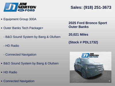 2025 Ford Bronco Sport Outer Banks