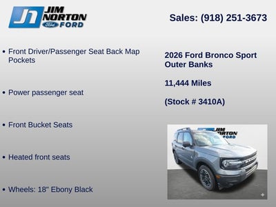 2026 Ford Bronco Sport Outer Banks