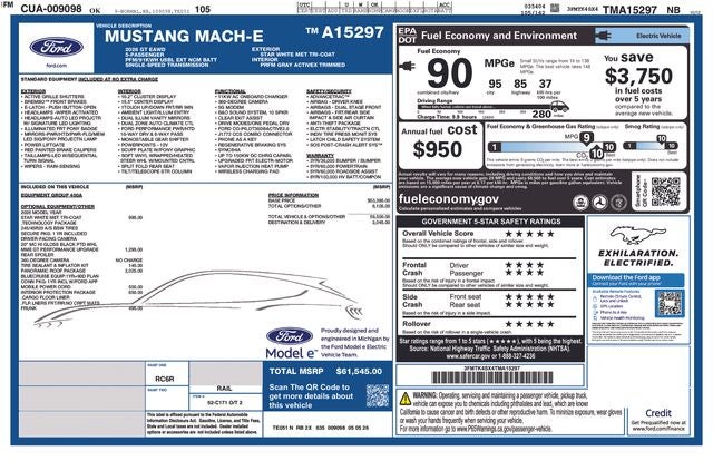 2026 Ford Mustang Mach-E GT