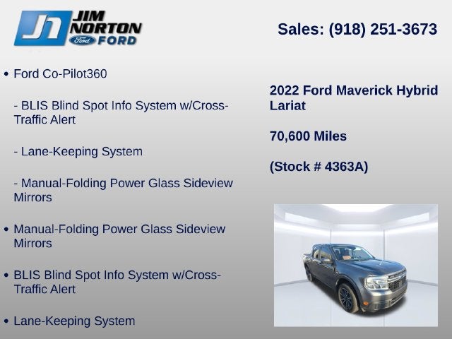2022 Ford Maverick Lariat