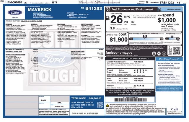 2026 Ford Maverick XLT
