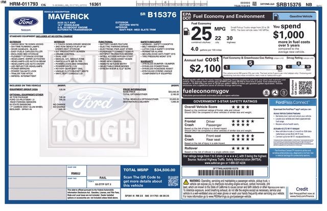 2025 Ford Maverick XLT