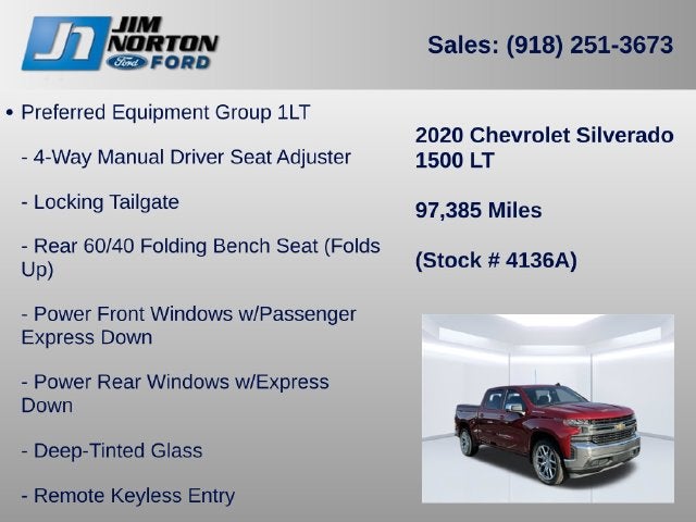 2020 Chevrolet Silverado 1500 LT