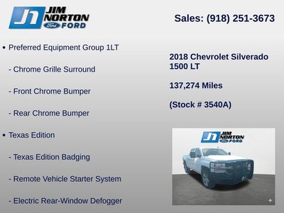 2018 Chevrolet Silverado 1500 LT LT1