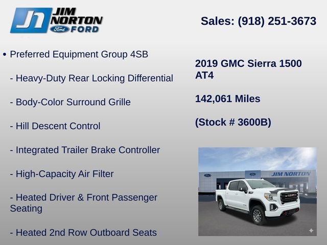 2019 GMC Sierra 1500 AT4