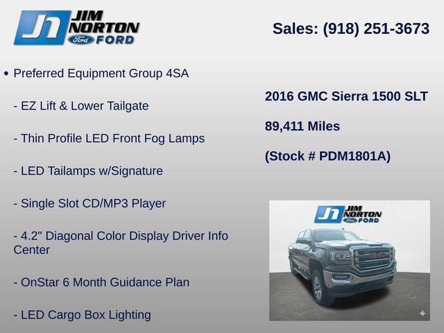 2016 GMC Sierra 1500 SLT