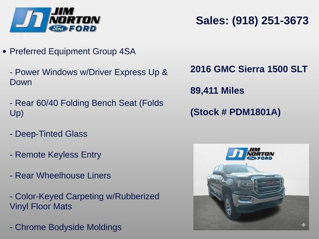 2016 GMC Sierra 1500 SLT