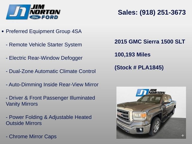 2015 GMC Sierra 1500 SLT