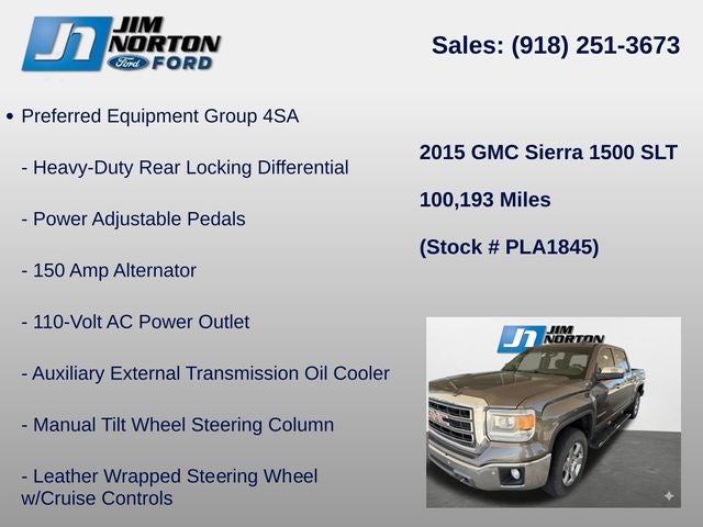 2015 GMC Sierra 1500 SLT