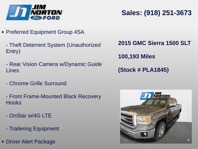 2015 GMC Sierra 1500 SLT