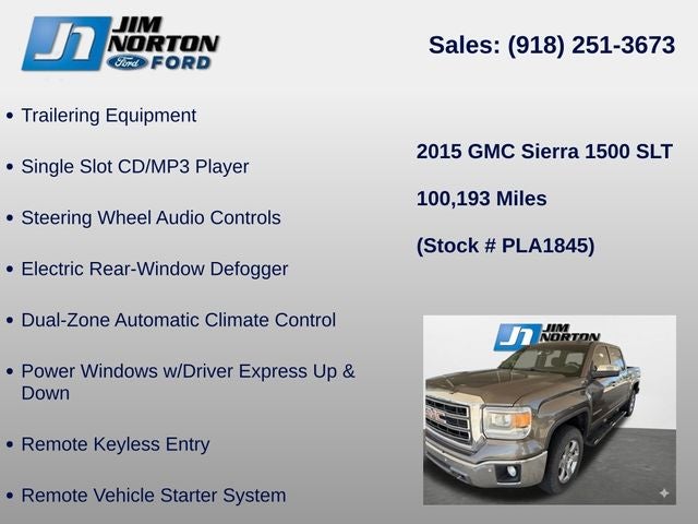 2015 GMC Sierra 1500 SLT