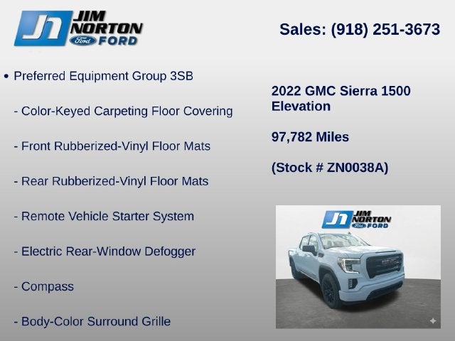 2022 GMC Sierra 1500 Limited Elevation