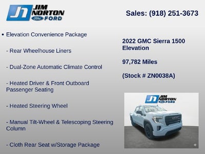 2022 GMC Sierra 1500 Limited Elevation