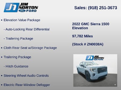 2022 GMC Sierra 1500 Limited Elevation
