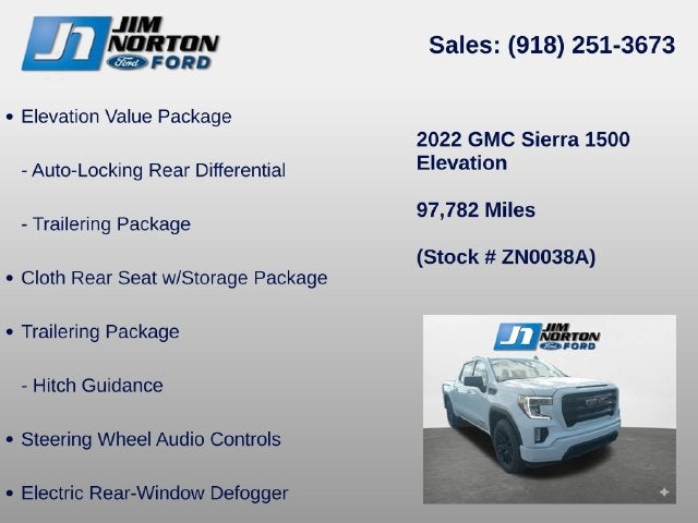 2022 GMC Sierra 1500 Limited Elevation