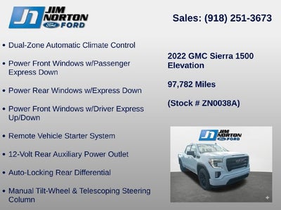 2022 GMC Sierra 1500 Limited Elevation