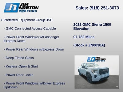 2022 GMC Sierra 1500 Limited Elevation