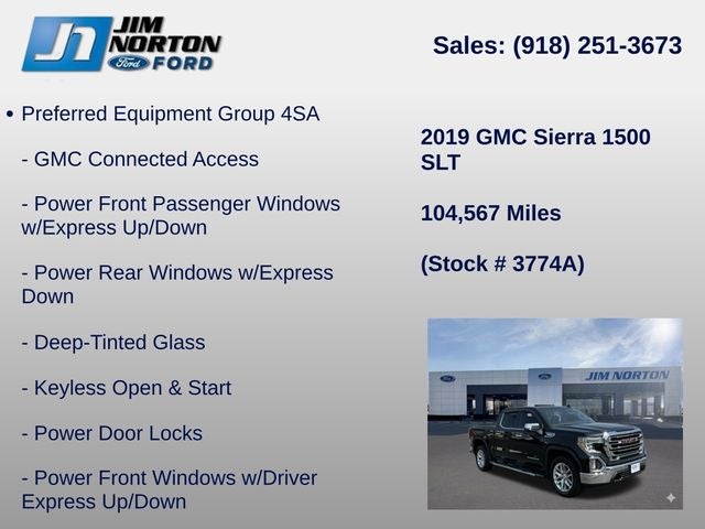 2019 GMC Sierra 1500 SLT