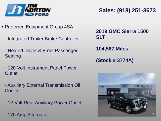 2019 GMC Sierra 1500 SLT