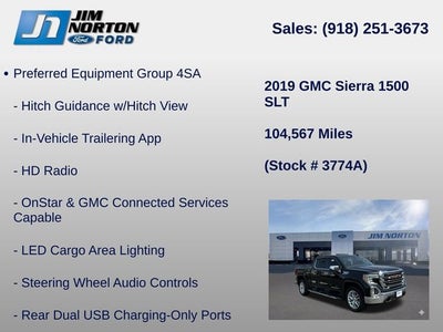 2019 GMC Sierra 1500 SLT