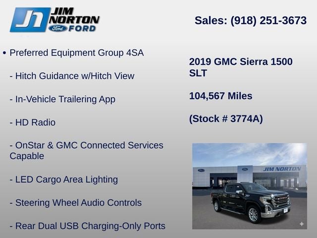 2019 GMC Sierra 1500 SLT