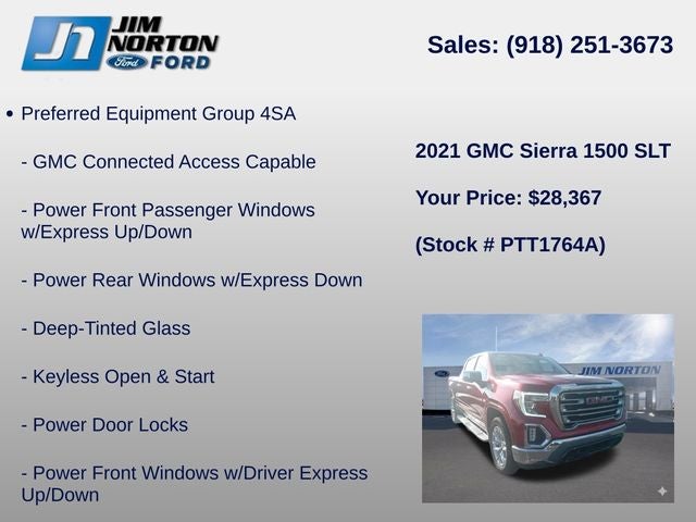 2021 GMC Sierra 1500 SLT