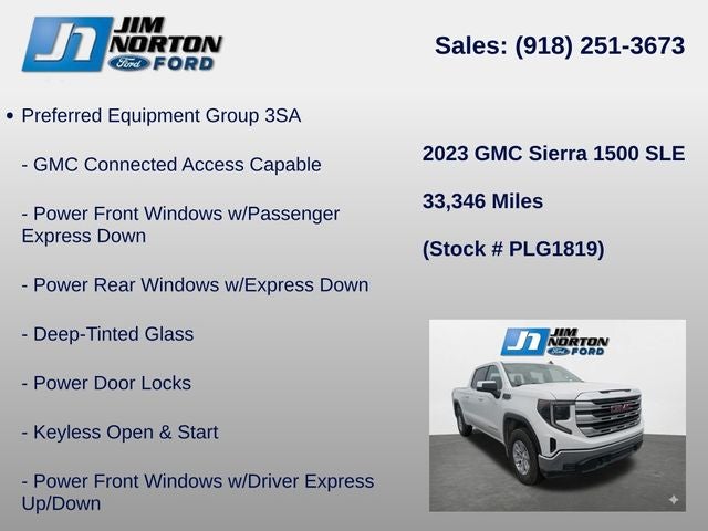 2023 GMC Sierra 1500 SLE