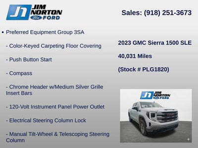 2023 GMC Sierra 1500 SLE
